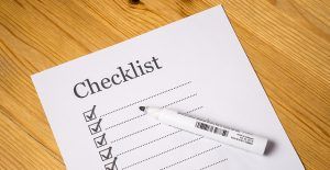 image of a checklist